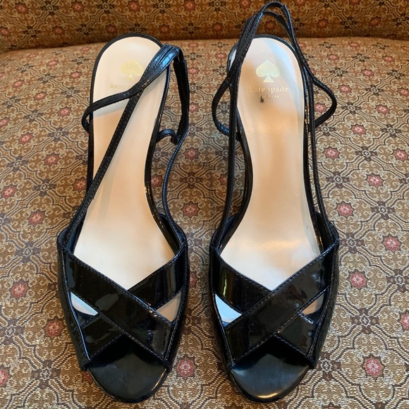 Kate Spade Patent Leather Slingback Heels - Picture 6 of 6
